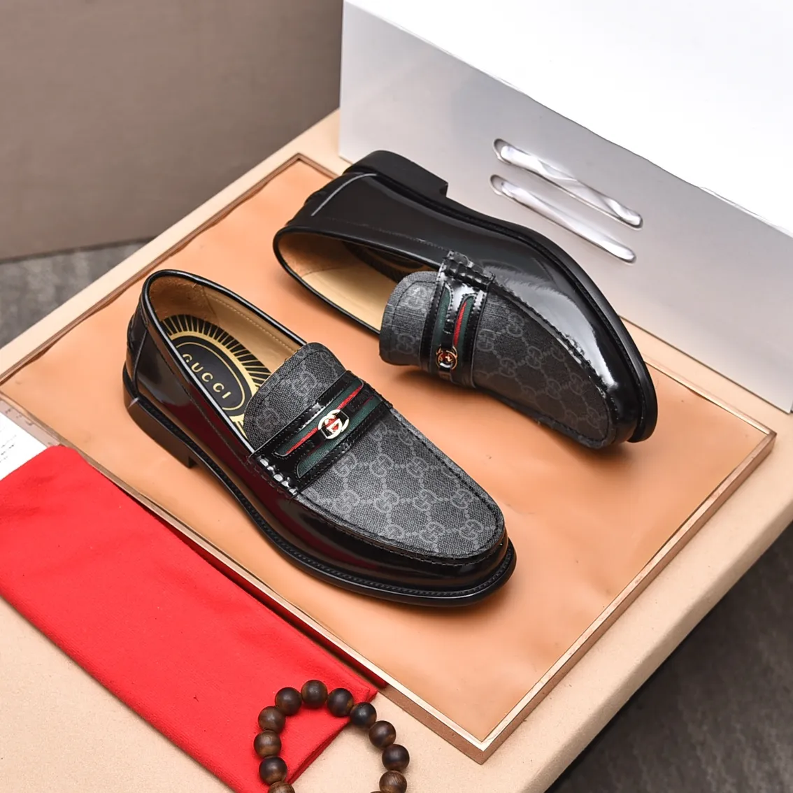 Men's shoes 💰580 📛📛Original (water-dyed cow lining) Gucci GUCCI official website formal shoes 🌀 Italian 🇮🇹 imported cowhide ➕ top imported water-dyed cowhide lining 💋 fine handmade original bottom, the real thing looks better when photographed in person Standard size 38-44